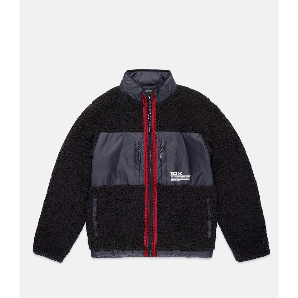 10Deep -  Disconnected Sherpa Men's Fleece, Black