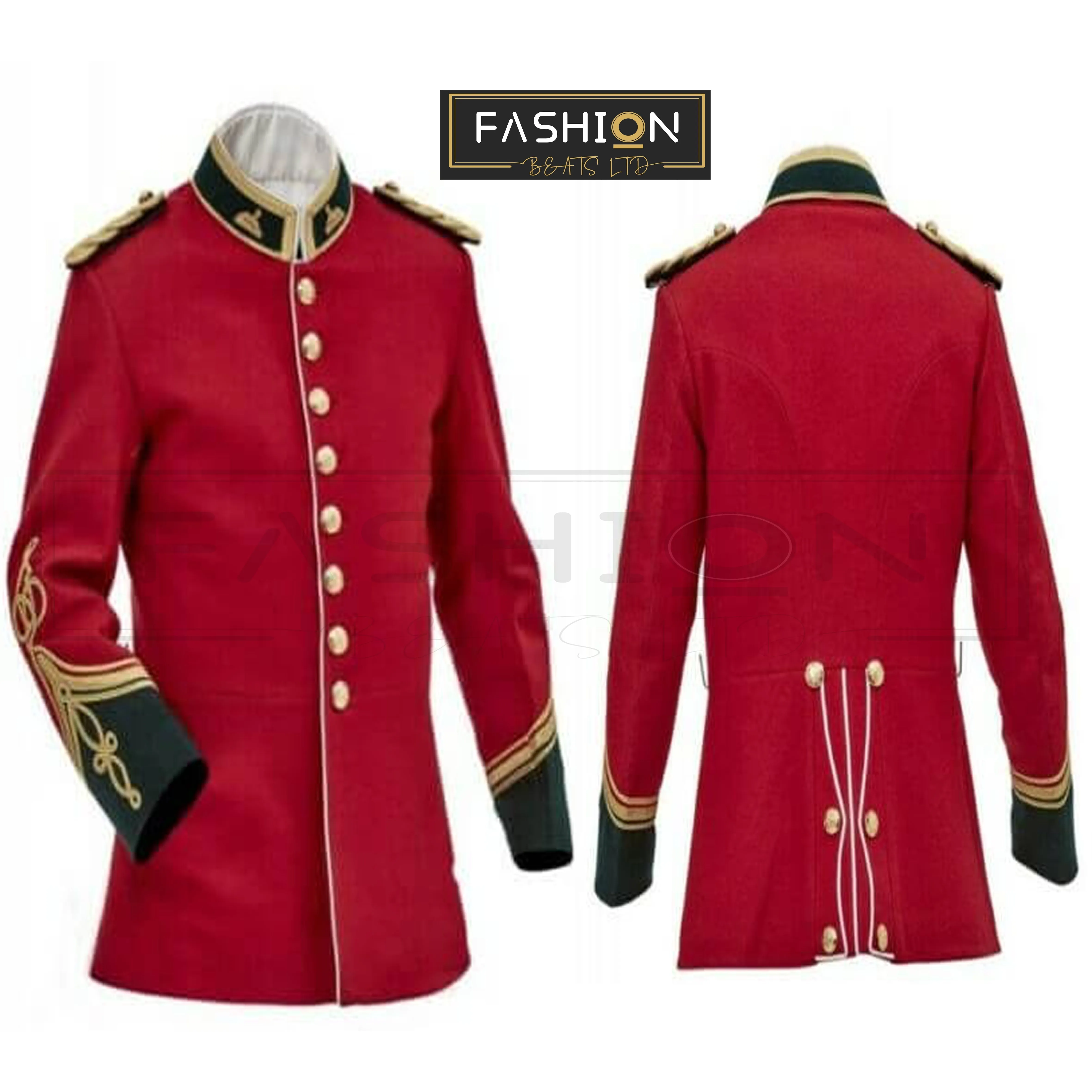 1879 British Army Officer Anglo Zulu War Jacket - Handmade Vintage Officers Tunic Circa Jacket For Men and Women - Cosplay Jacket