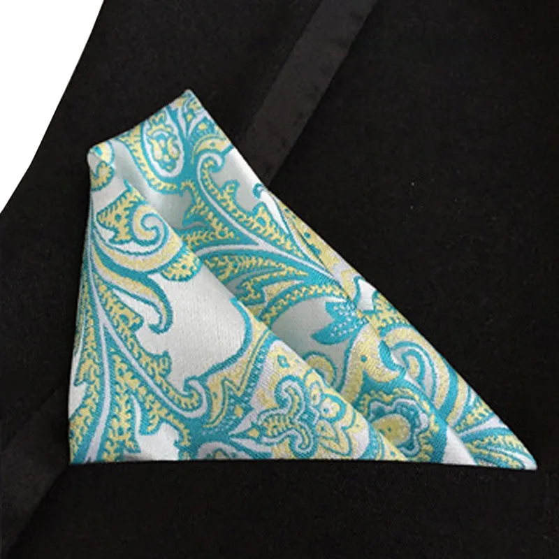 2-Piece Print Neckties and Pocket Square set