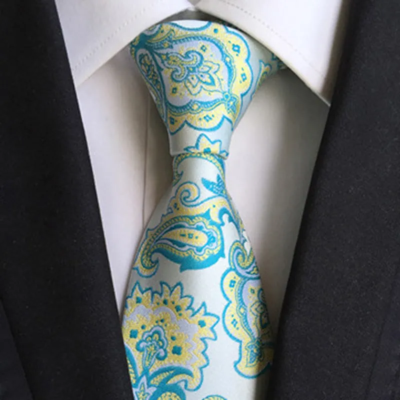 2-Piece Print Neckties and Pocket Square set