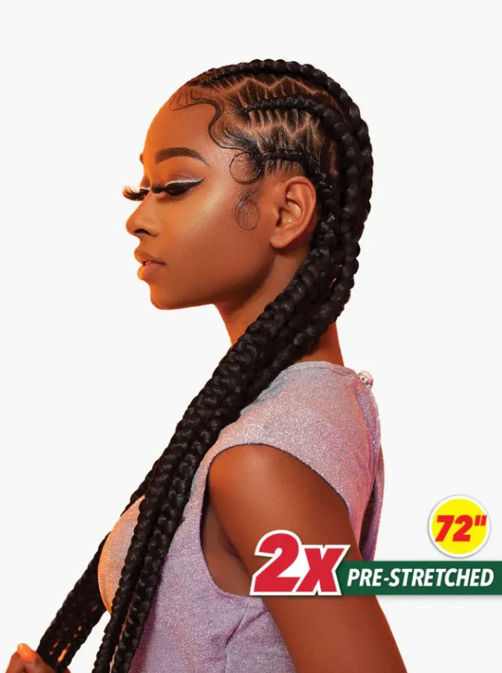 2x X-Pression Pre-Stretched Braid 72”