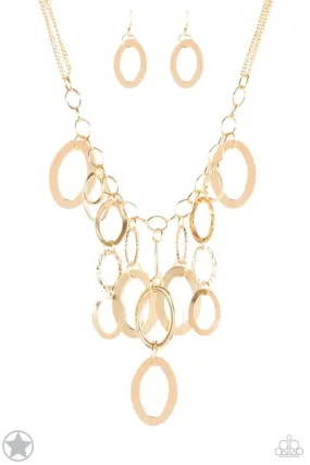 A Golden Spell Gold Necklace - Paparazzi Accessories