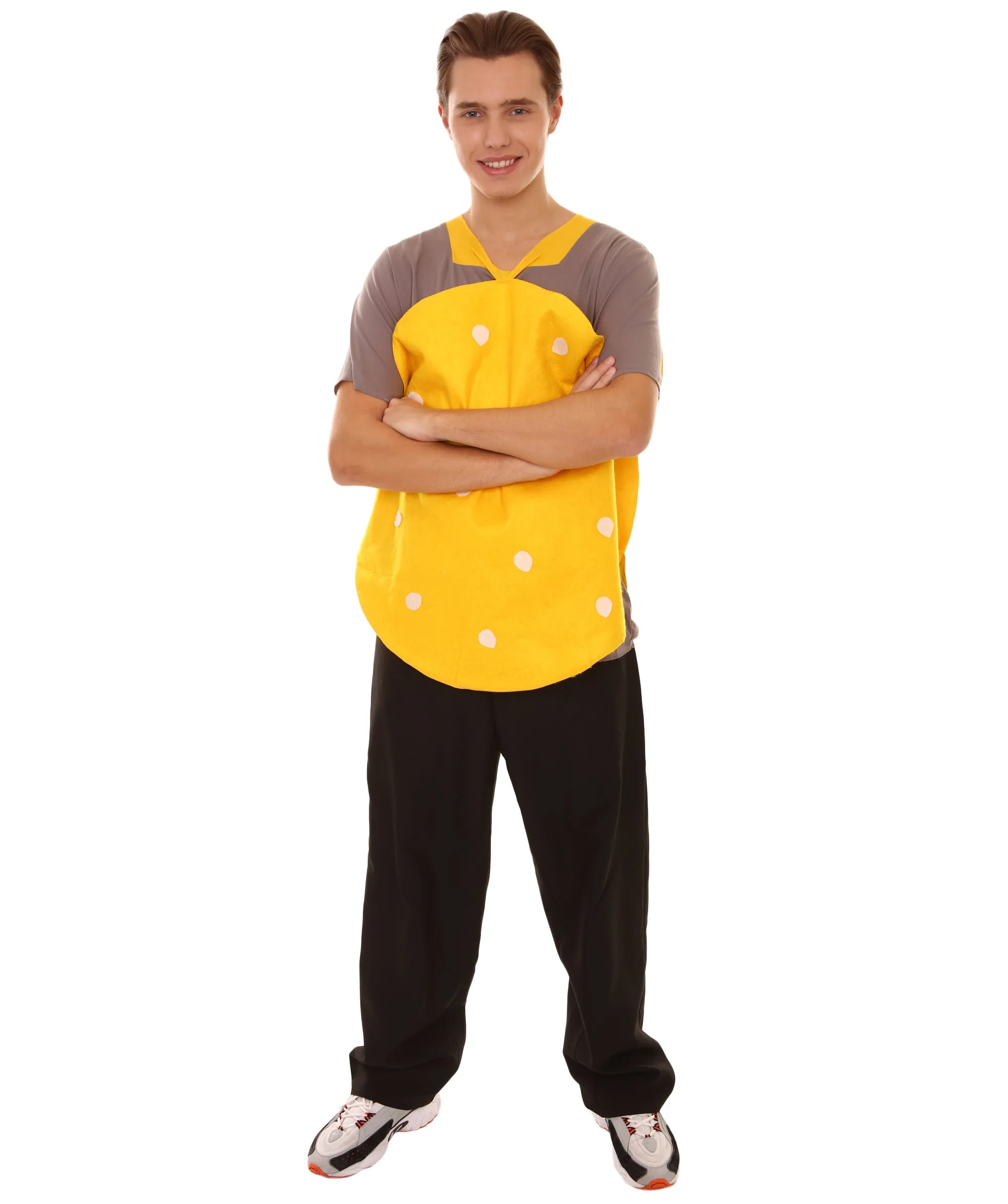 Adult Men's Burger Cartoon Costume | Halloween Costume