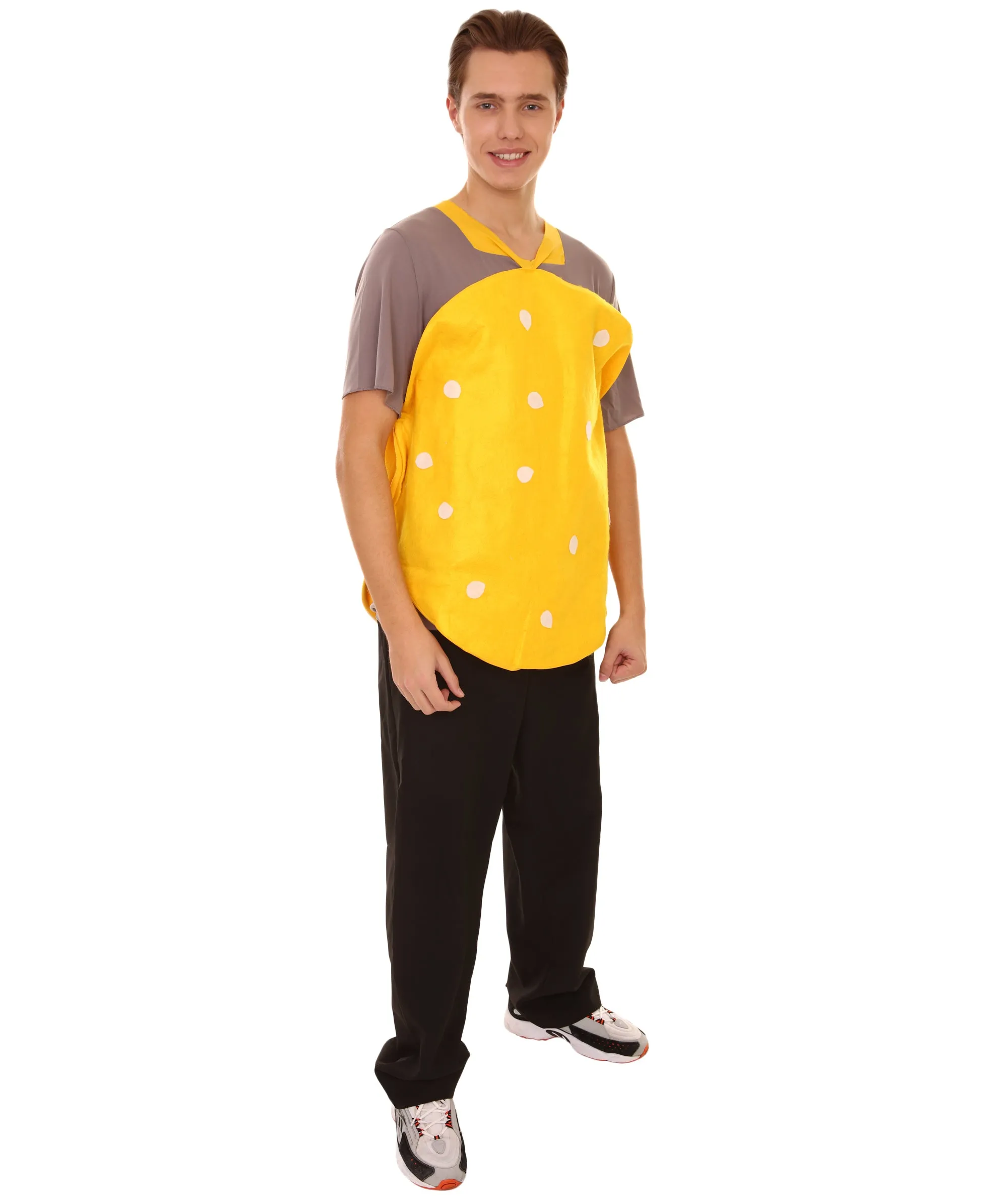 Adult Men's Burger Cartoon Costume | Halloween Costume