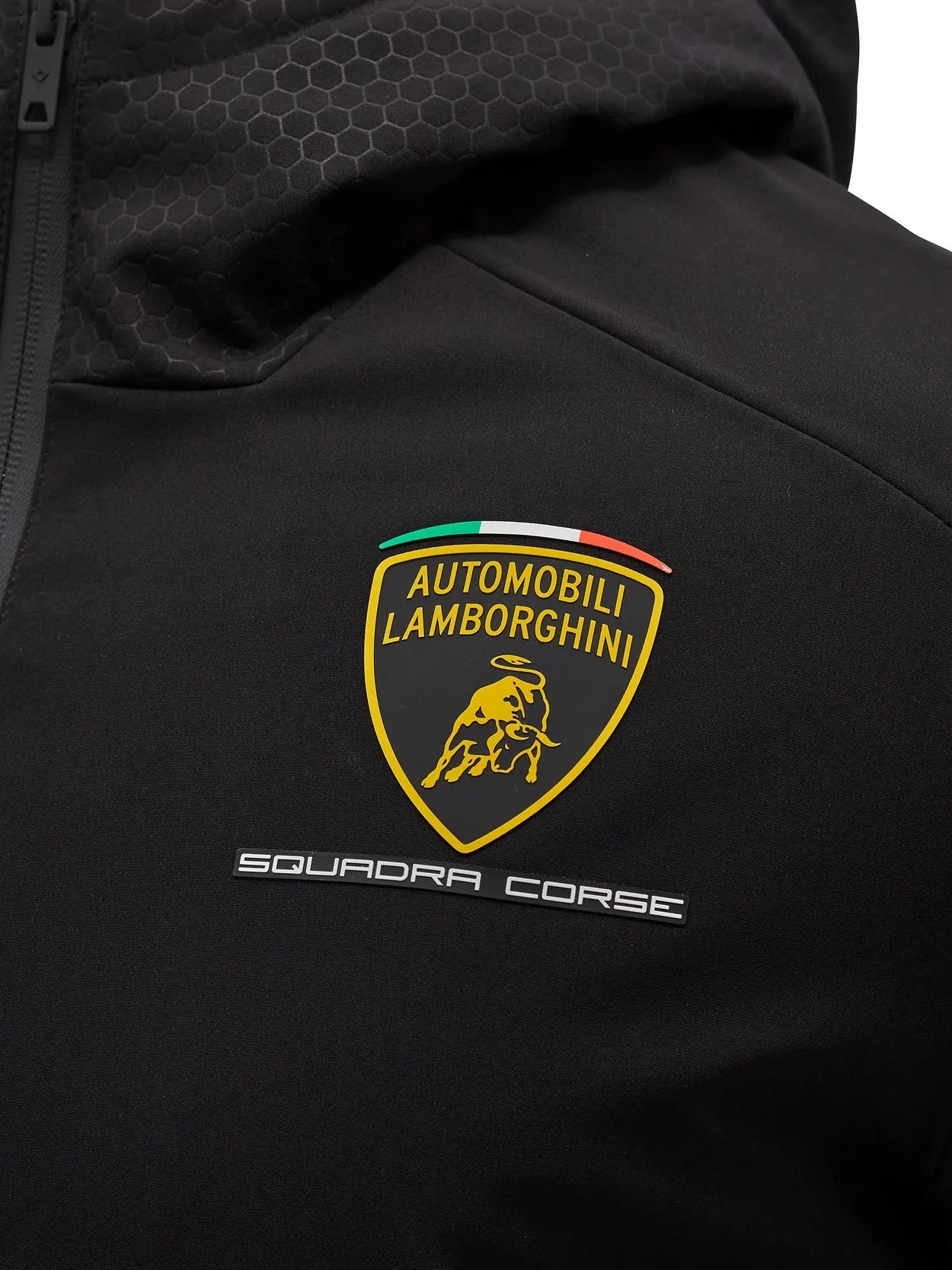 Automobili Lamborghini Squadra Corse Men's Team Parka Jacket - Black