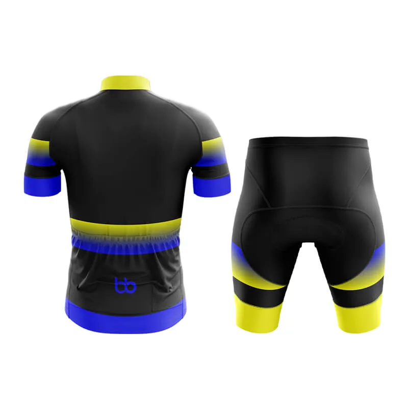 BB Gradient Club Cycling Kit (Yellow-Blue)