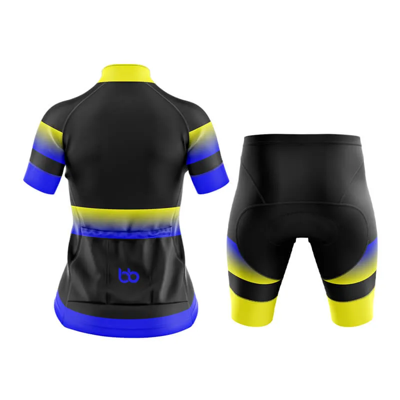 BB Gradient Club Cycling Kit (Yellow-Blue)