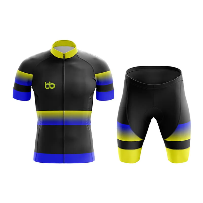 BB Gradient Club Cycling Kit (Yellow-Blue)