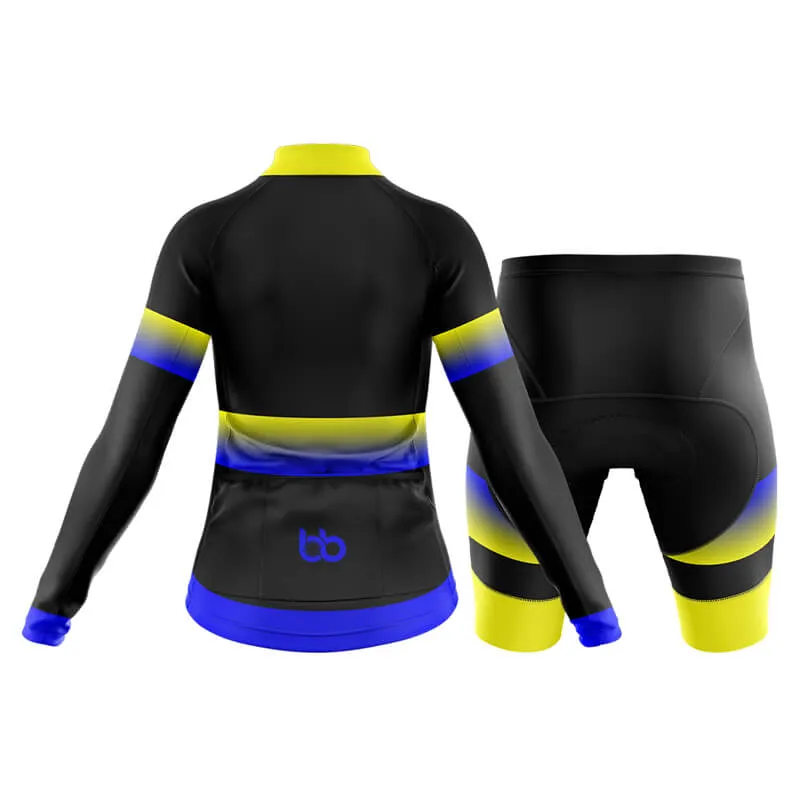 BB Gradient Club Cycling Kit (Yellow-Blue)