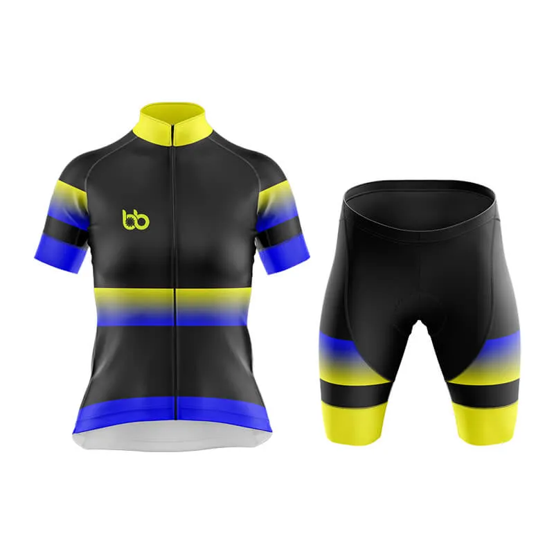 BB Gradient Club Cycling Kit (Yellow-Blue)