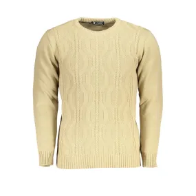 Beige Fabric Sweater