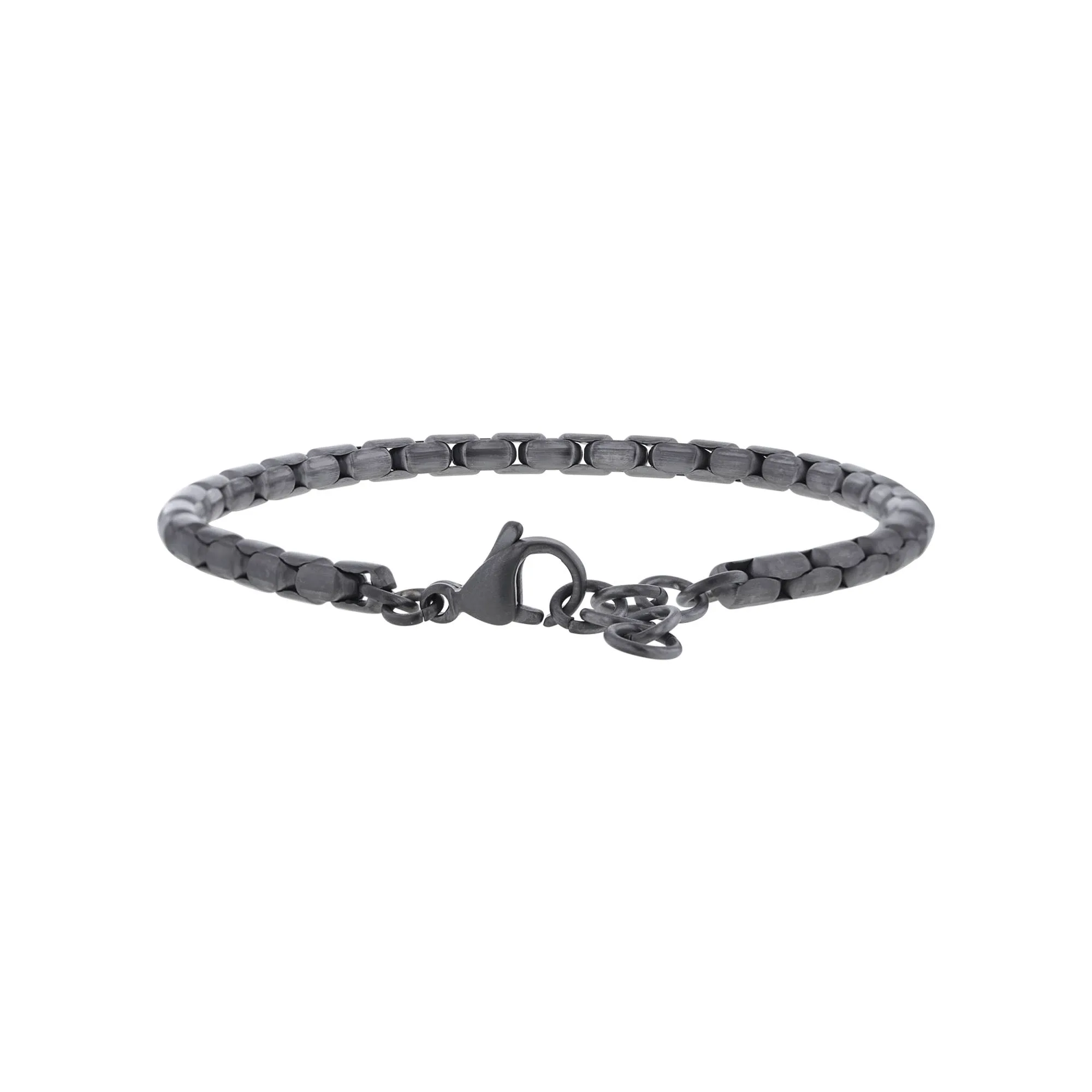 Benicio Stainless Steel Box Chain Bracelet