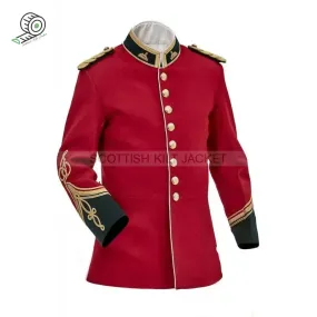 British Red Zulu War Jacket Vintage Officers USA- UK | Traditional jacket