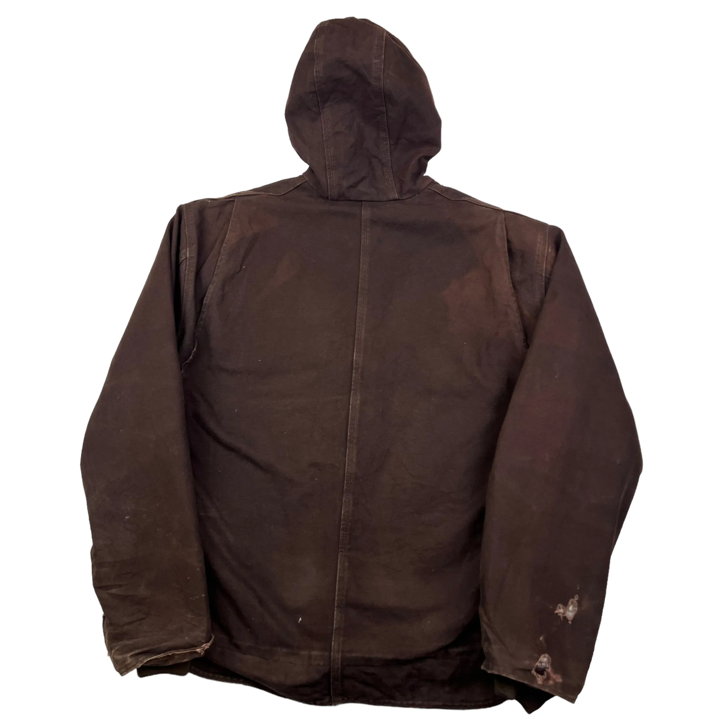 Carhartt Sherpa Lined Active Duck Jacket Brown