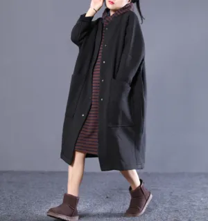 Casual Coat Loose A line Parka Plus Size Coat Jacket