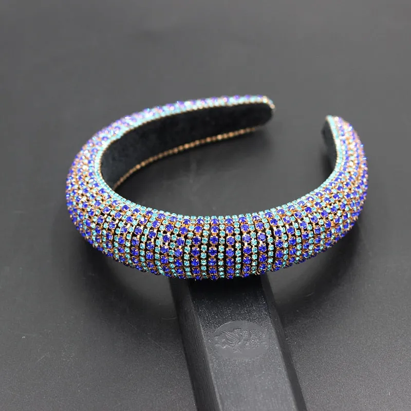 Catwalk Rhinestone Headband Fashion Crystal Beaded Headband For Women