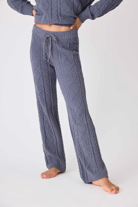 Chenille Cozy Cable Lounge Pant