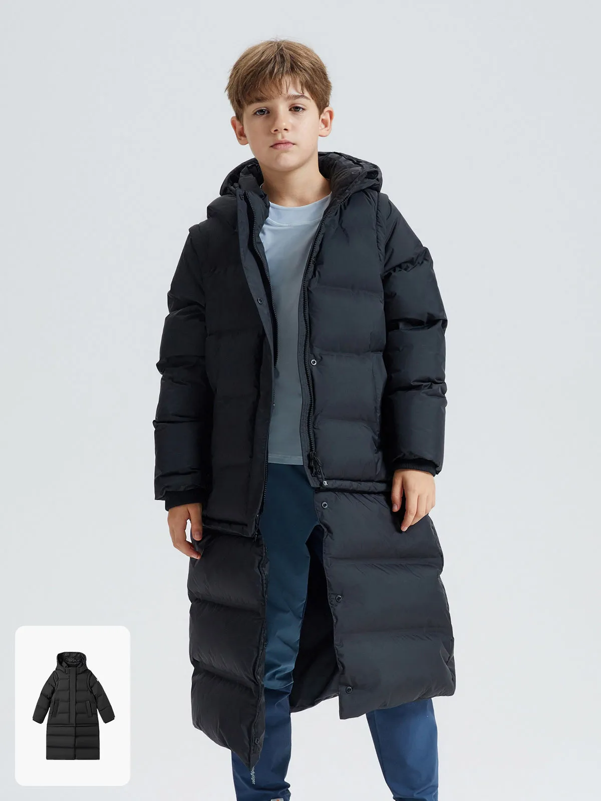 Convertible Parka Down Jacket