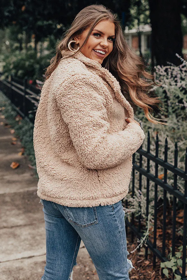 Cozy In Manhattan Sherpa Jacket