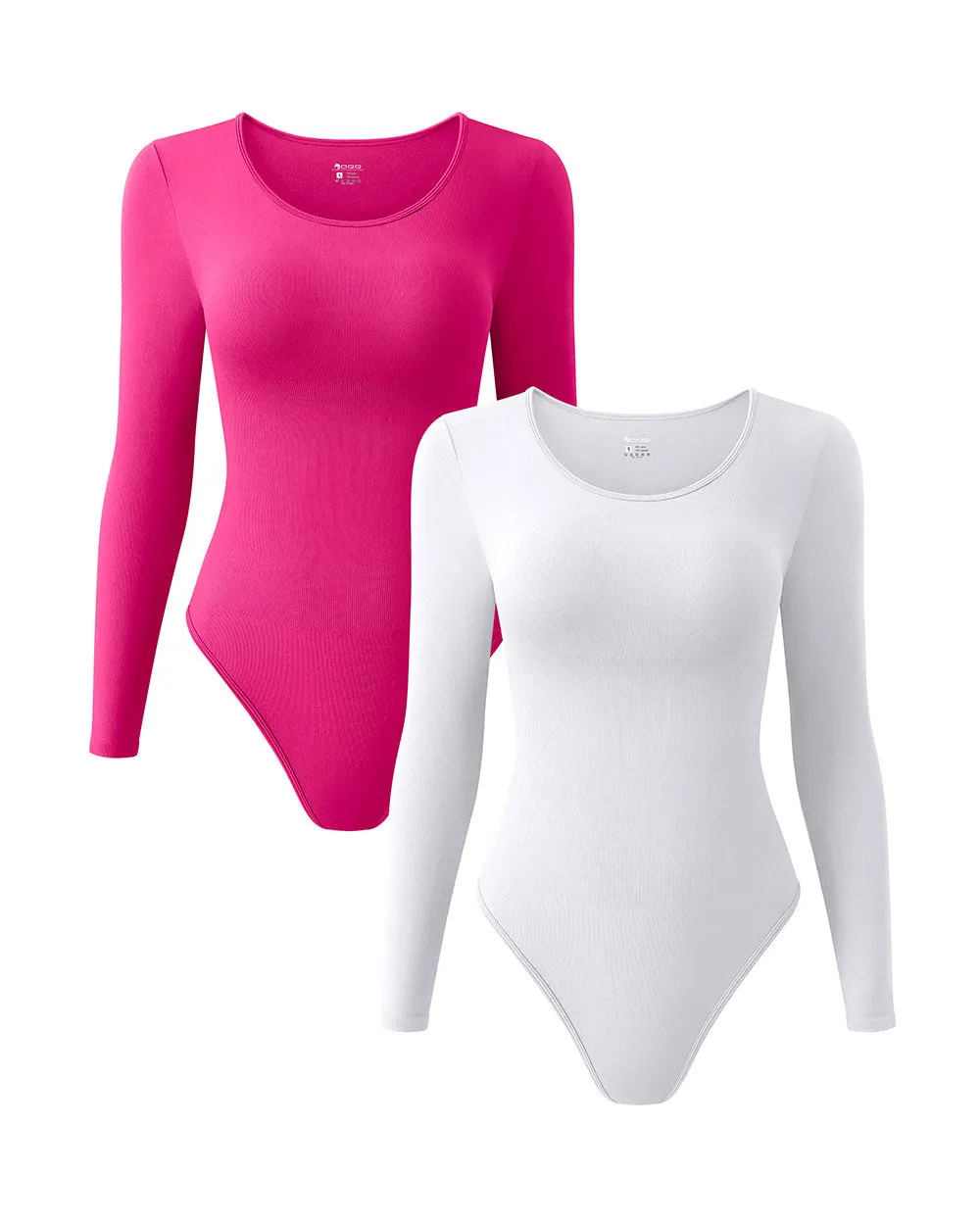 Crew neck Long Sleeve Bodysuit