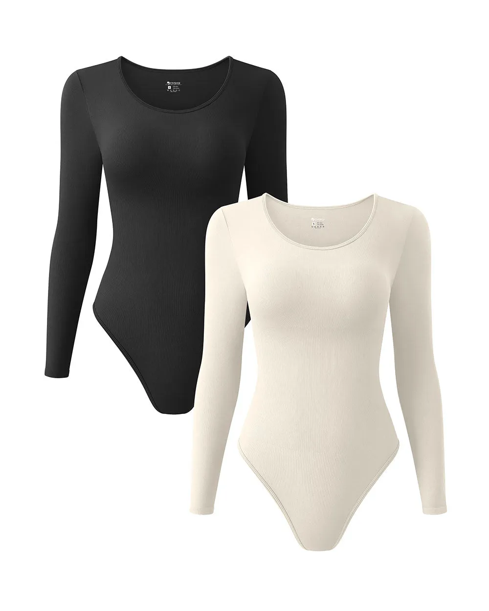 Crew neck Long Sleeve Bodysuit