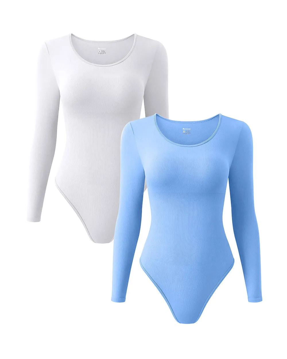 Crew neck Long Sleeve Bodysuit