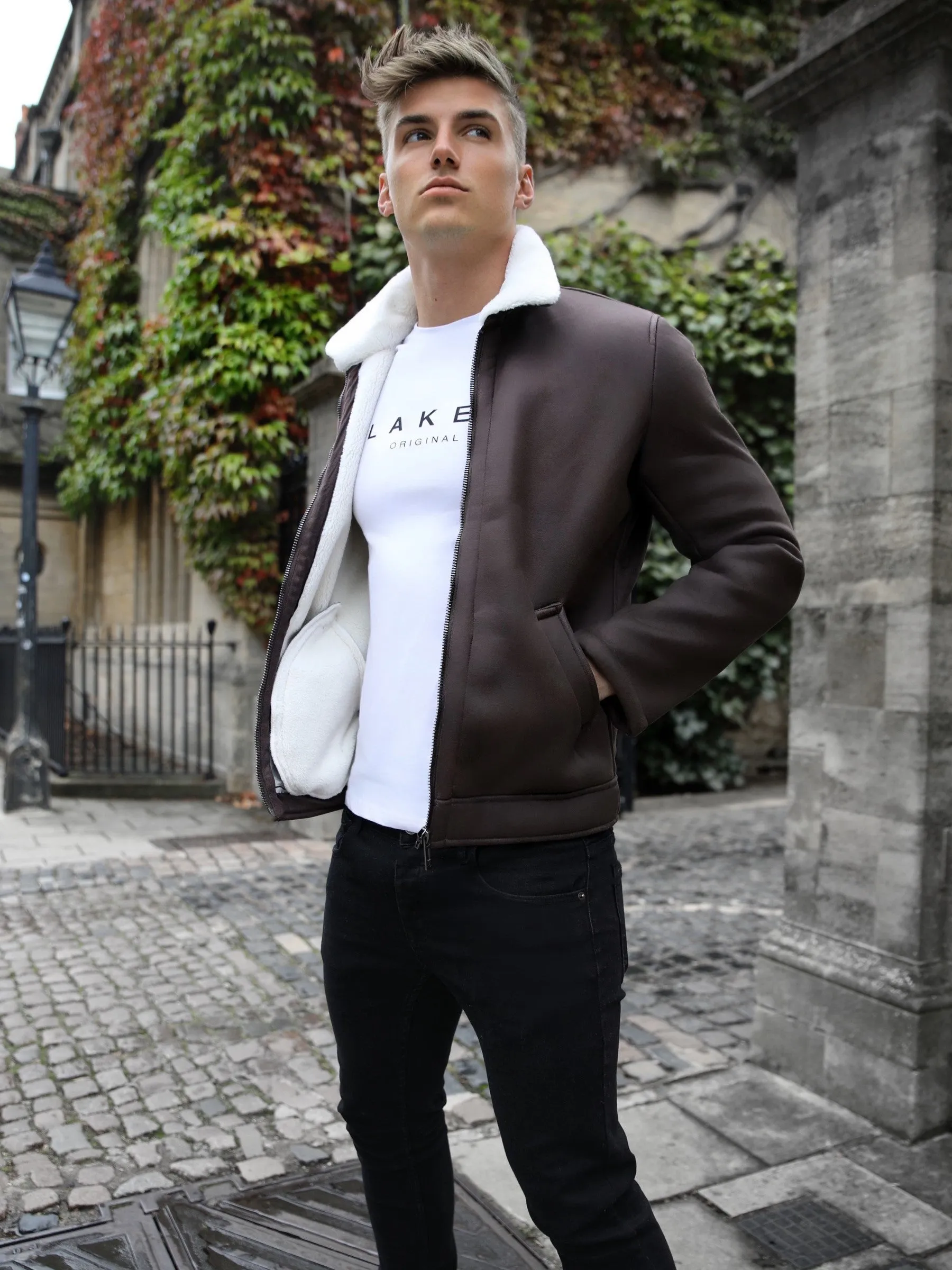 Culver Aviator Jacket - Brown