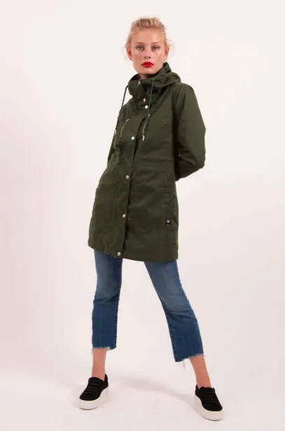 Danefae Inge Midseason Parka Khaki .