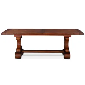 Extra Long French Country Scroll Extension Dining Table