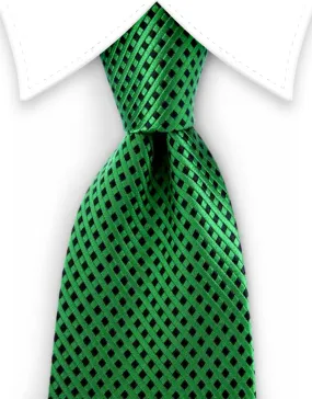 Extra Long Green Silk Tie - 3XL - 70" Tie