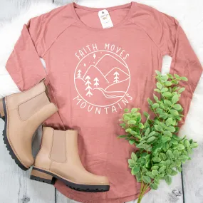 Faith Moves Mountains Tunic Tee