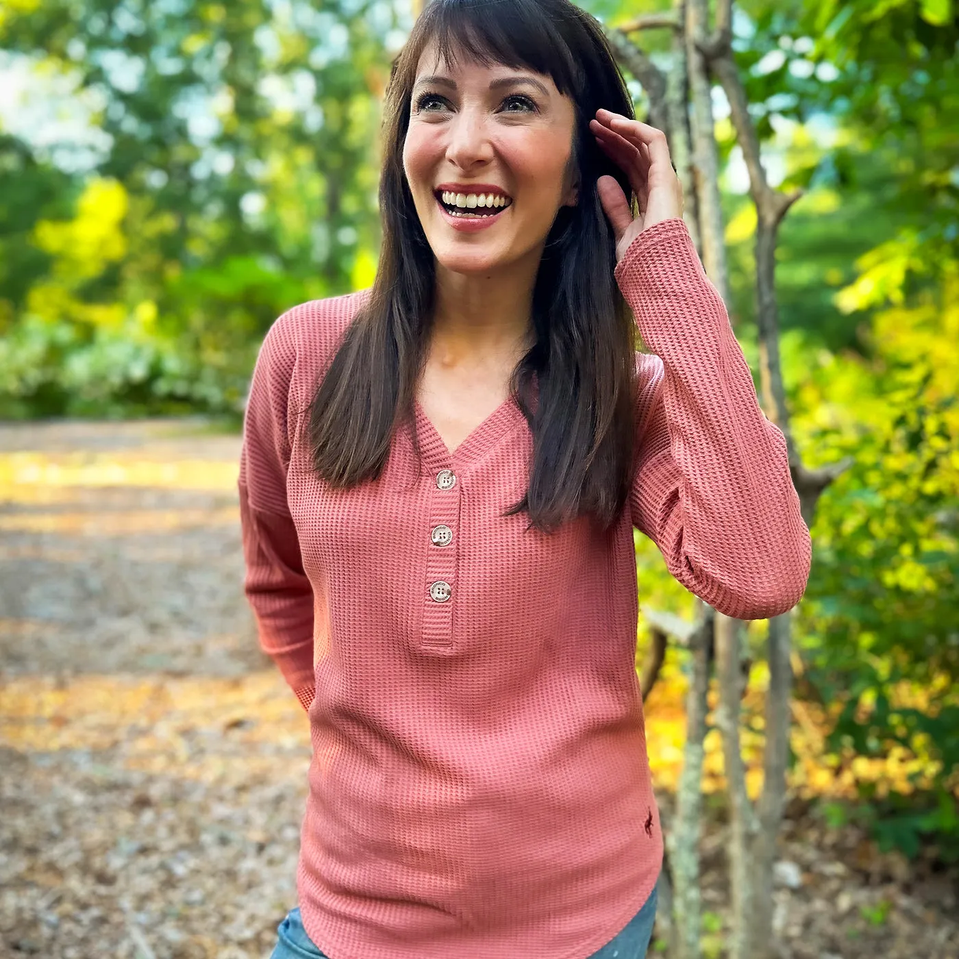 Ford Bronco Women's Waffle Tunic Shirt