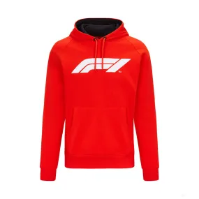 Formula 1 Sweatshirt, Large Logo, Red, 2022