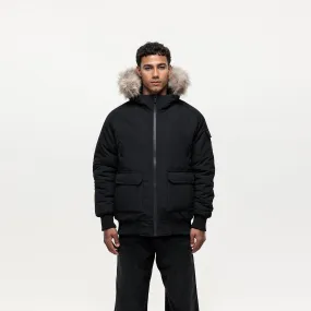 Fortitude Black Parka Bomber