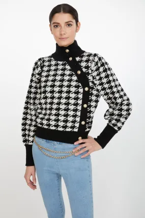 GEN GABRIELLA HOUNDSTOOTH SWEATER