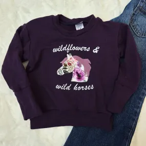 Grow With Me Everyday Crewneck - Wild Horses