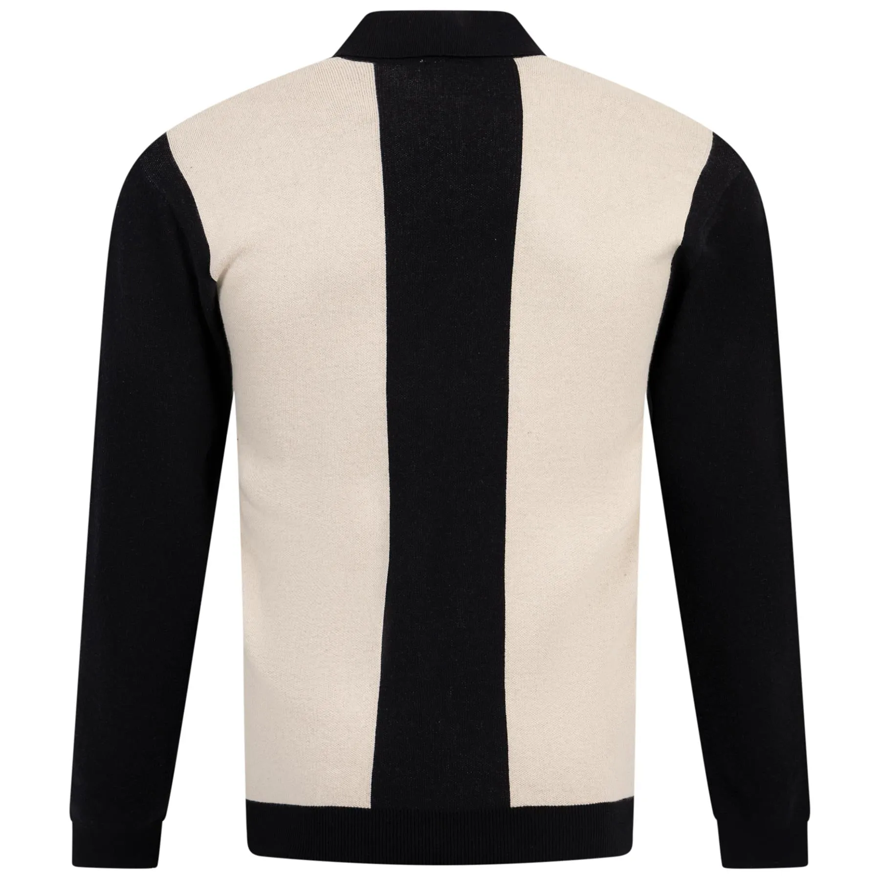 Harrison LS Polo Sweater Black - AW24