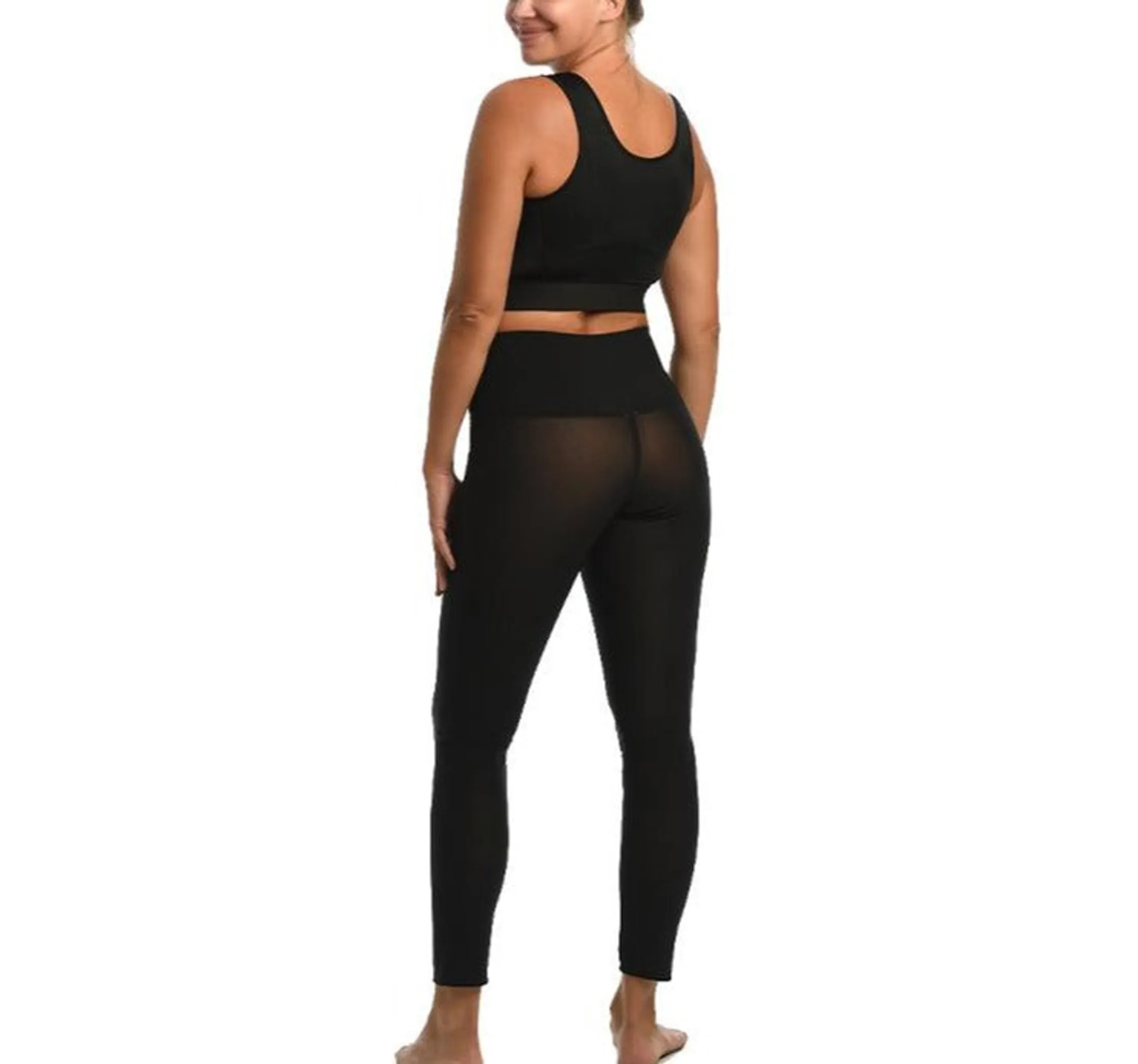 InstantFigure Power MESH Hi-waist leggings-no side seams