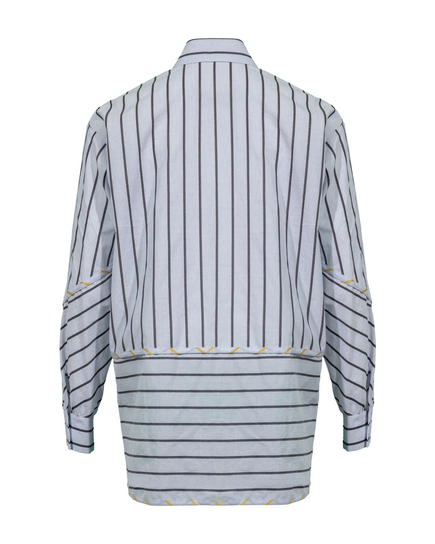 Jacquard Stripe Tunic Blouse