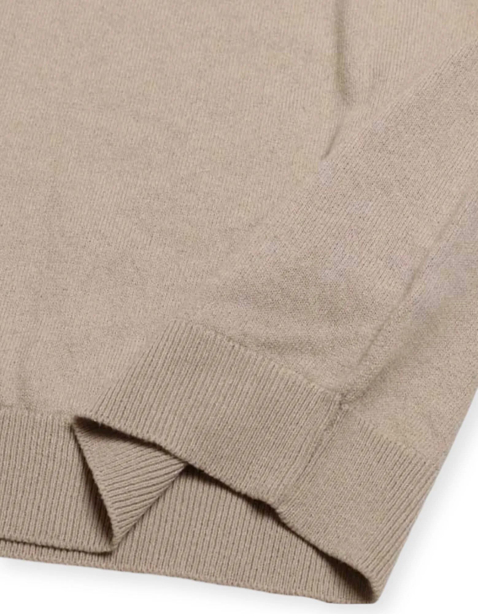 Johnny's Polo Sweater Top- Beige