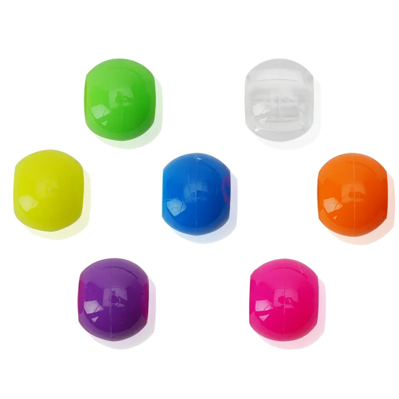 Joy Round Plastic Beads XX-Large Neon Mix