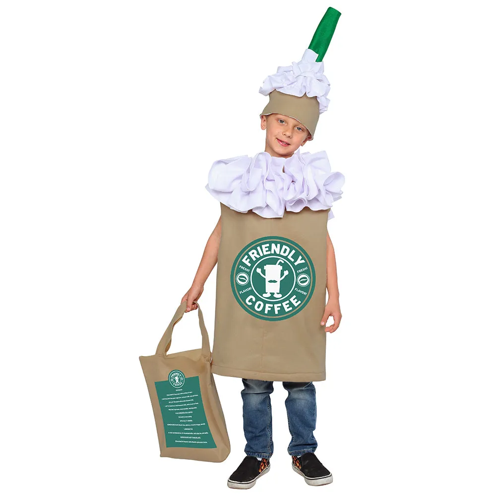 Kids Frappuccino Coffee Costume