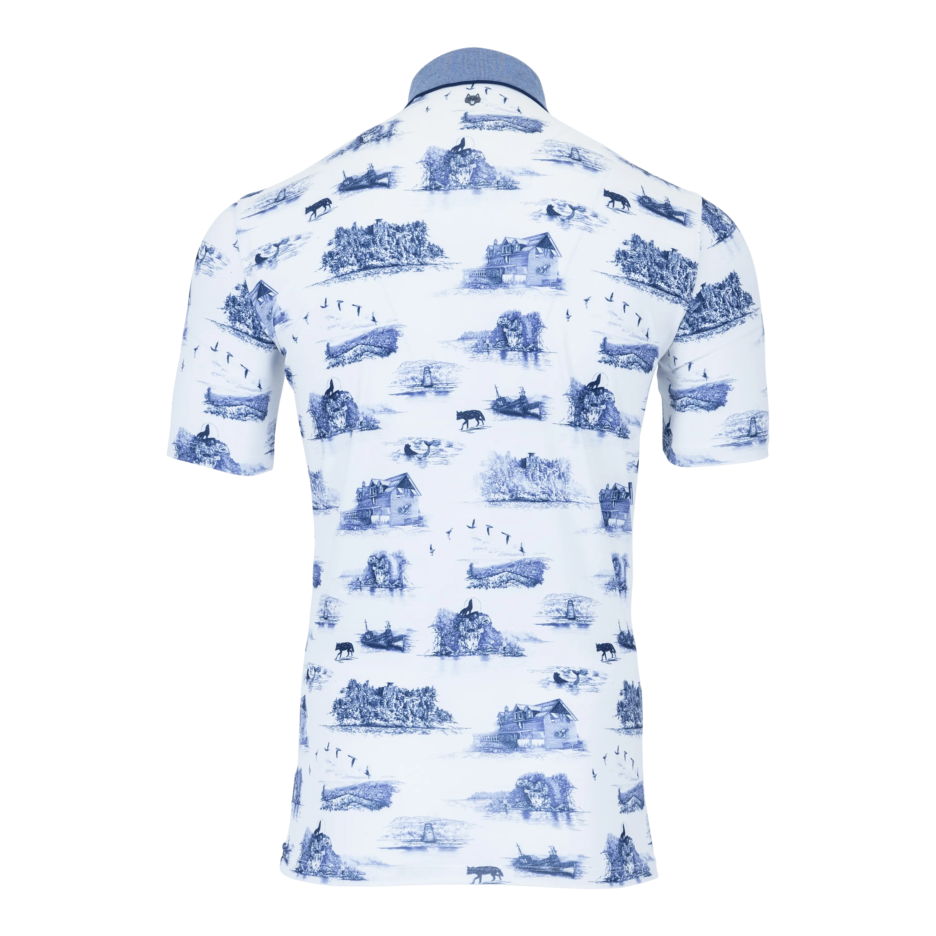 Lake Champlain Toile Polo