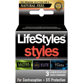 LIFESTYLES STYLES SENSITIVE 3PK