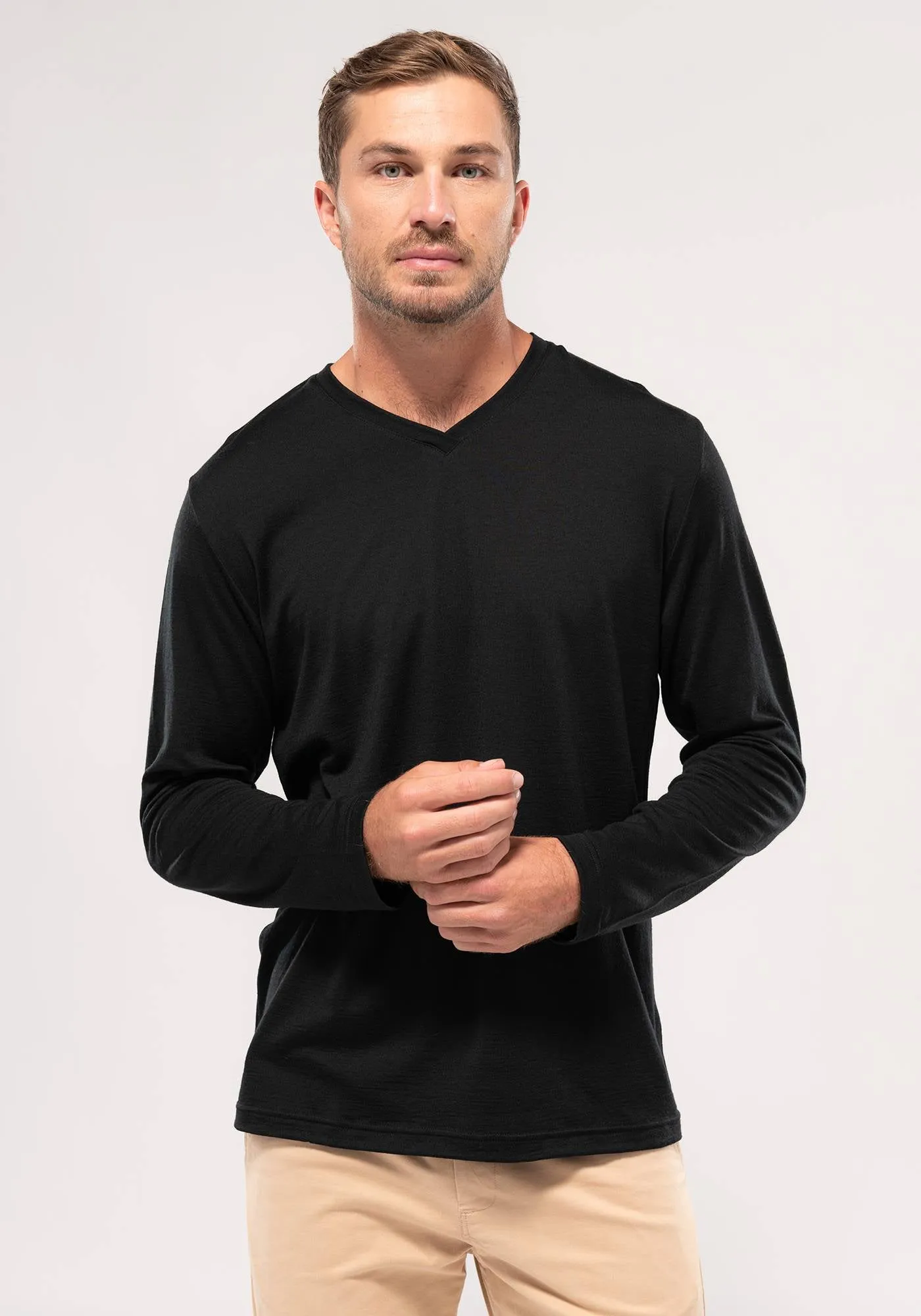 Long Sleeve Vee Tee