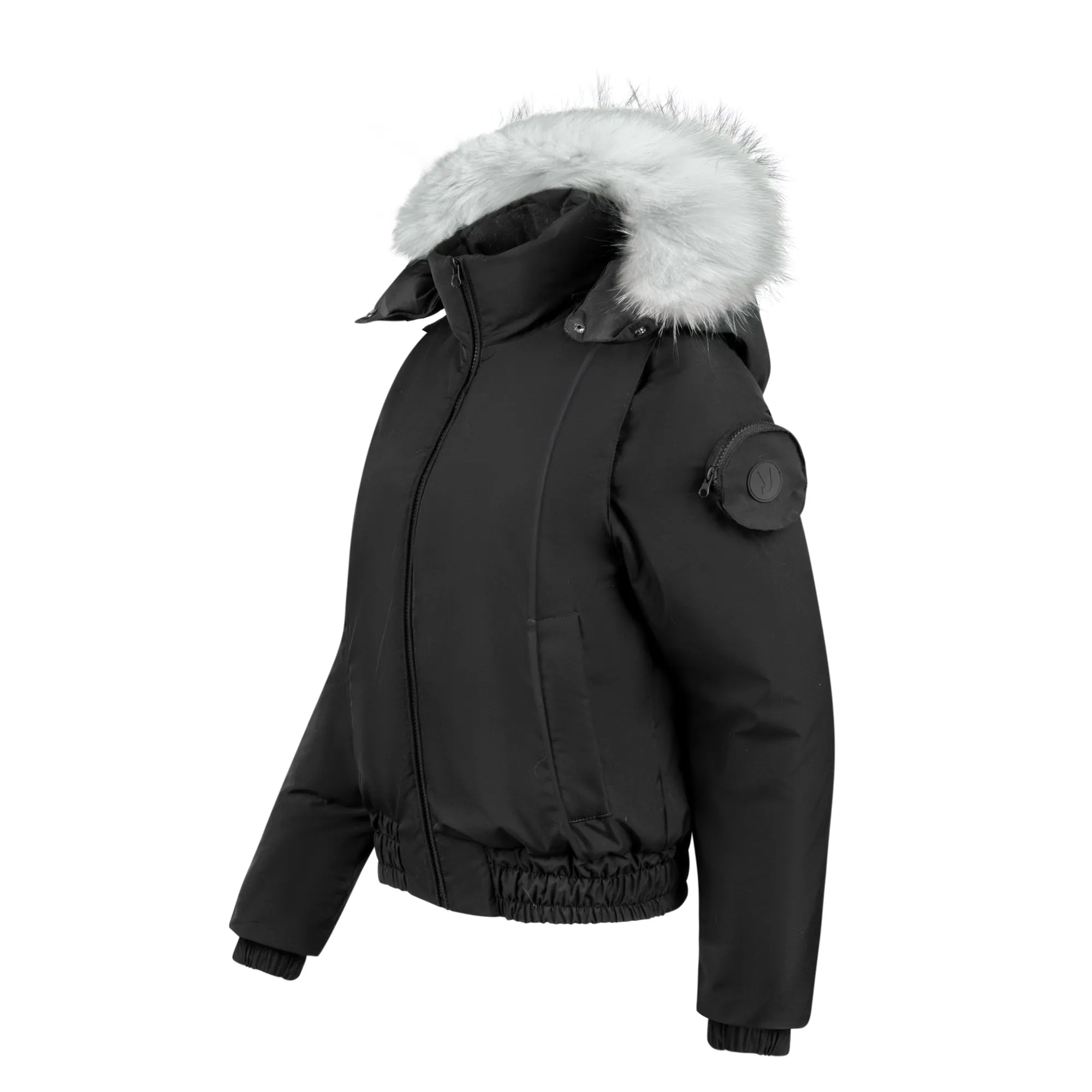 Manteau Jr. Black Teen Parka Puer