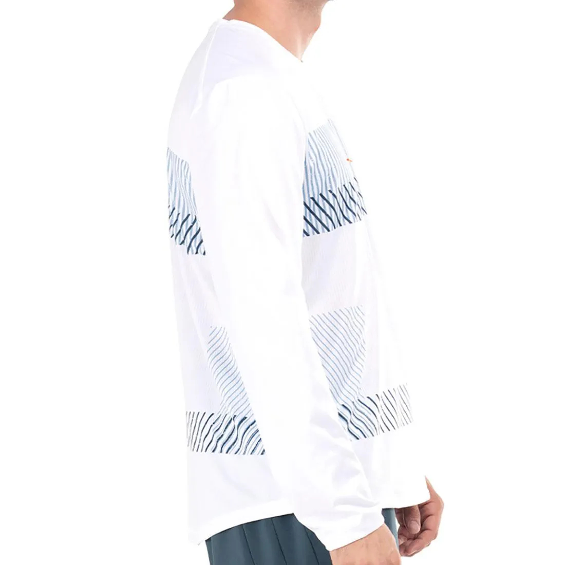 Men's Infinity Long Sleeve Tennis Top White