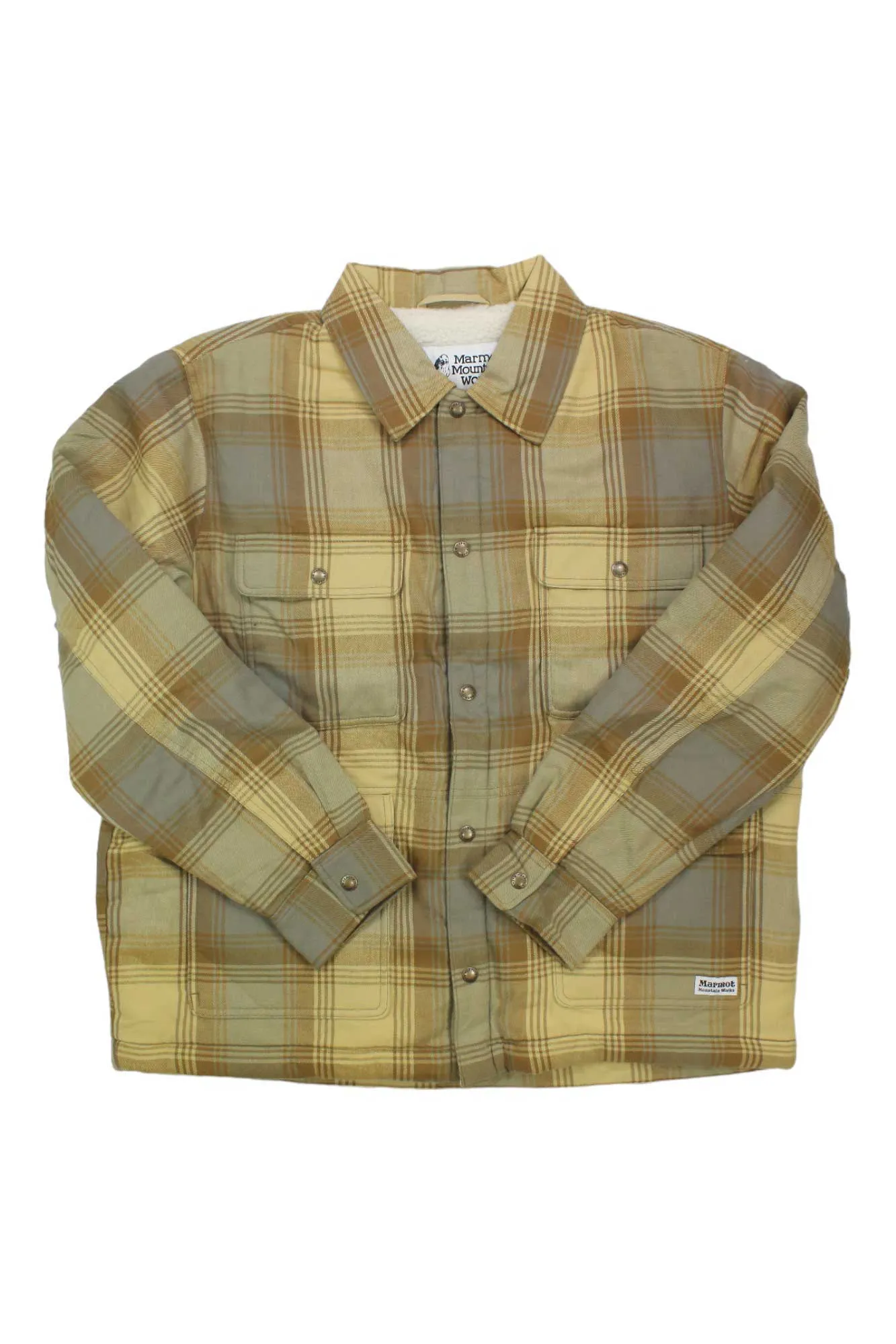 Mens Ridgefield Sherpa Flannel Shirt Jacket