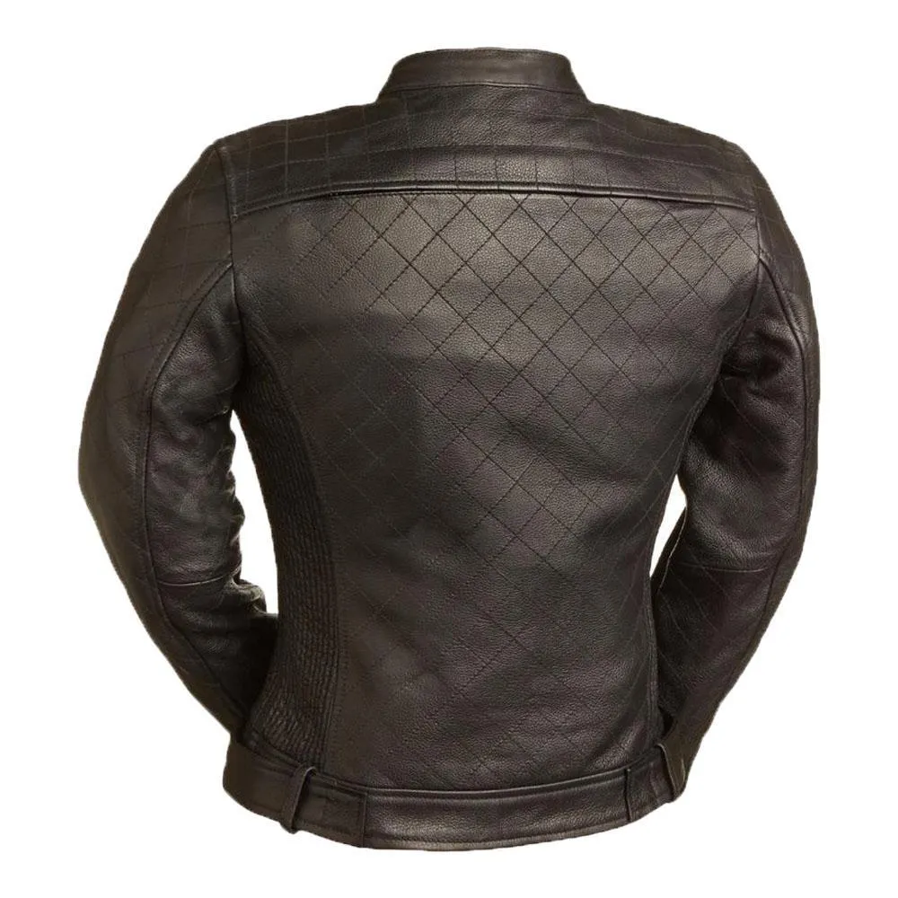 Merlin Diamond - Women's Motorcycle Leather Jacket