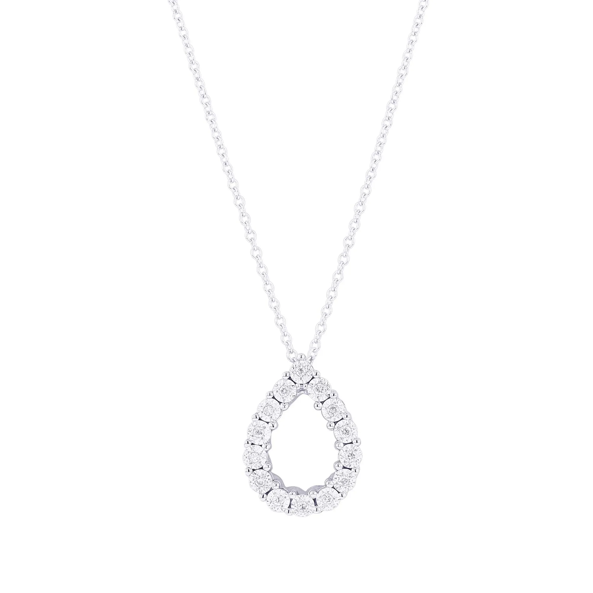 Mirage Dewdrop Diamond Pendant 1/20ct